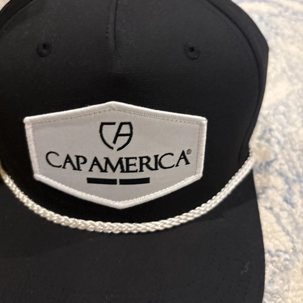 2 Cap Bundle Cap America hat, Dri-Fit Golf , Black Cap, Mustard Cap, Adjustable